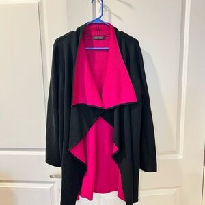 Ralph Lauren Black and Pink Knit Cardigan